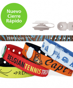 Alternative view of Pulseras de Tela con Cierre Seguridad (Clip) más Rápido