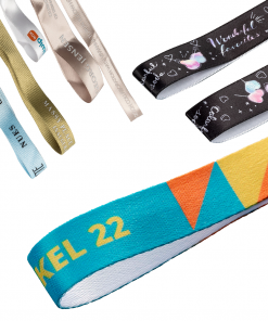 Pulseras de Tela SIN Cierre (Bordadas o Sublimadas)